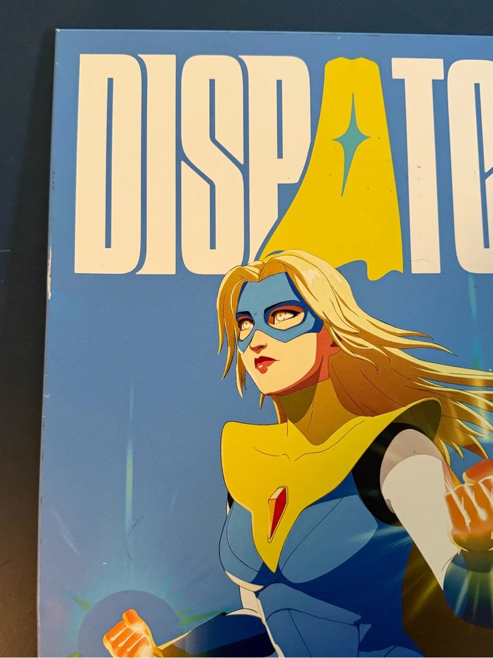 Displate Special Order 12x17” Metal Dispatch Superhero Sign
